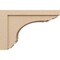 Ekena Millwork 9"W x 27"D x 18"H Classic Warren Rough Cedar Woodgrain TimberThane Corbel, Primed Tan CORUR09X27X18WARRCPR - alternate 3